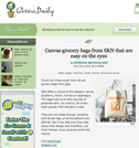 Green Daily reviews SKN Reusable Grocery Bags